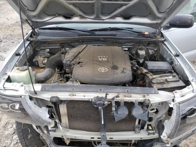 3TMJU62N48M057489 - 2008 TOYOTA TACOMA DOUBLE CAB PRERUNNER SILVER photo 11