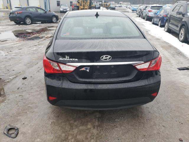 5NPEB4AC6EH929040 - 2014 HYUNDAI SONATA GLS BLACK photo 6