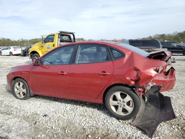 KMHDU46D99U600685 - 2009 HYUNDAI ELANTRA GLS RED photo 2