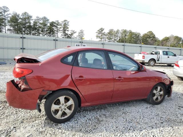 KMHDU46D99U600685 - 2009 HYUNDAI ELANTRA GLS RED photo 3