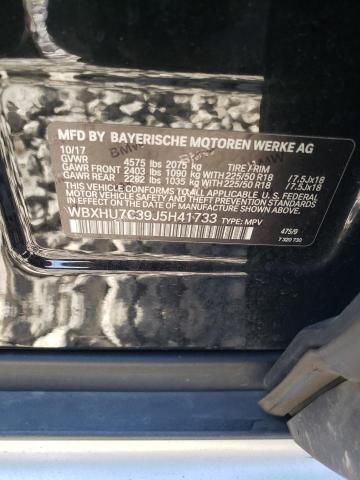 WBXHU7C39J5H41733 - 2018 BMW X1 SDRIVE28I BLACK photo 13