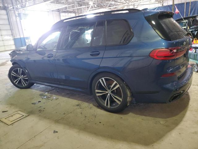 5UXCX6C08N9J21562 - 2022 BMW X7 M50I BLUE photo 2