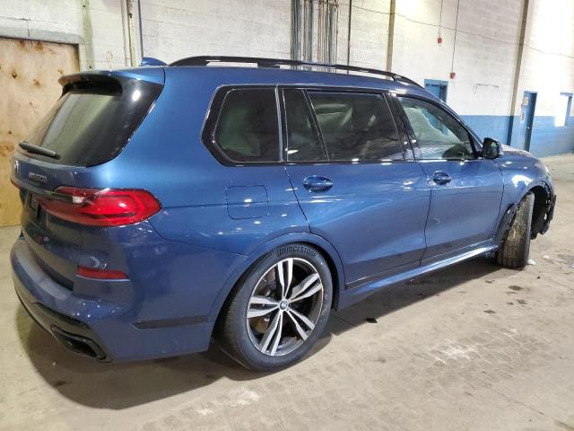 5UXCX6C08N9J21562 - 2022 BMW X7 M50I BLUE photo 3
