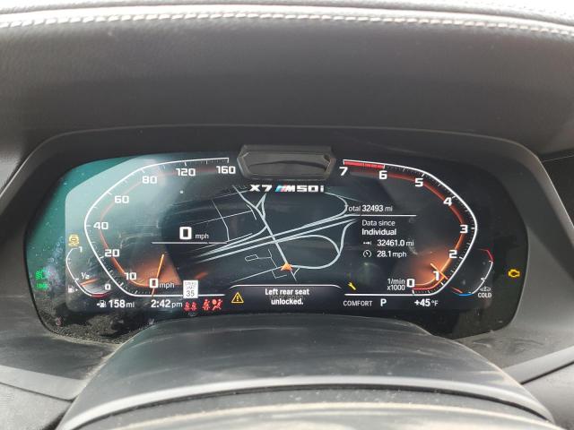 5UXCX6C08N9J21562 - 2022 BMW X7 M50I BLUE photo 9