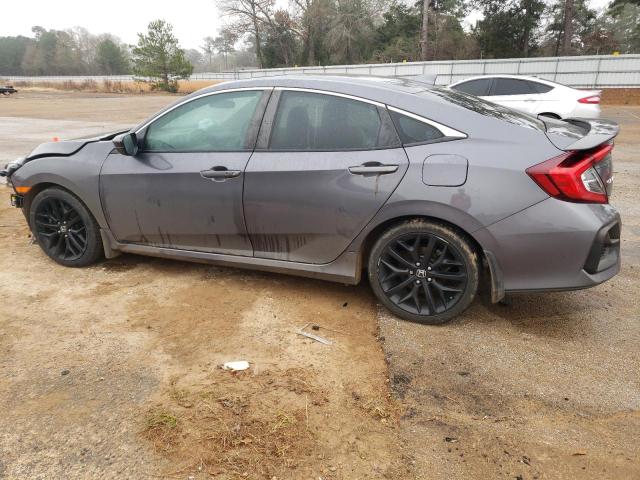 2HGFC1E58LH702211 - 2020 HONDA CIVIC SI GRAY photo 2