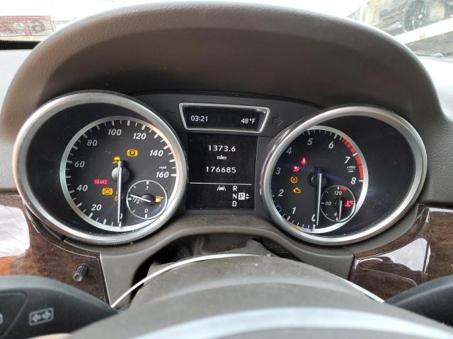 4JGDA5HB3CA057904 - 2012 MERCEDES-BENZ ML 350 4MATIC WHITE photo 9