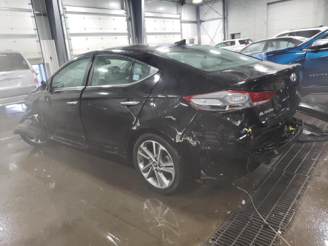 KMHD84LF0HU295070 - 2017 HYUNDAI ELANTRA SE BLACK photo 2