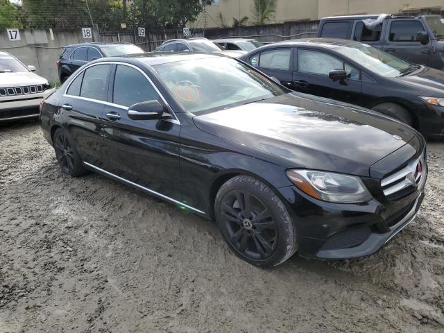 55SWF4JB9JU246918 - 2018 MERCEDES-BENZ C 300 BLACK photo 4