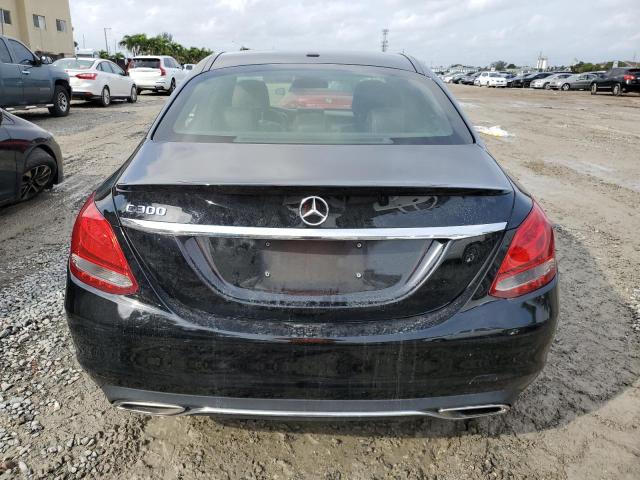 55SWF4JB9JU246918 - 2018 MERCEDES-BENZ C 300 BLACK photo 6