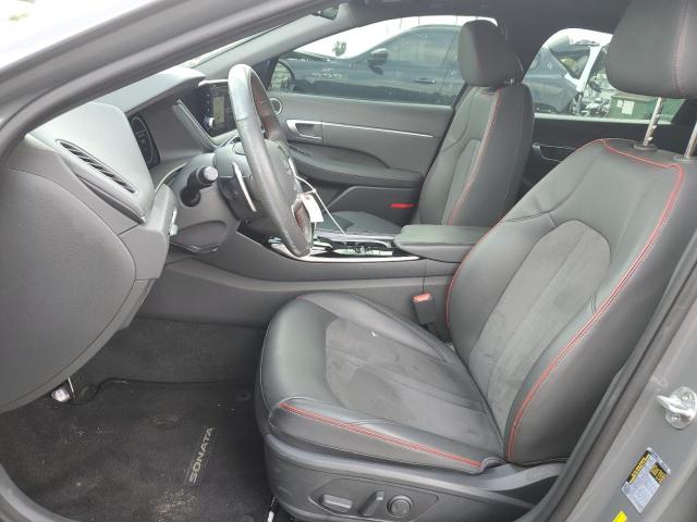 5NPEJ4J27MH076818 - 2021 HYUNDAI SONATA SEL PLUS GRAY photo 7