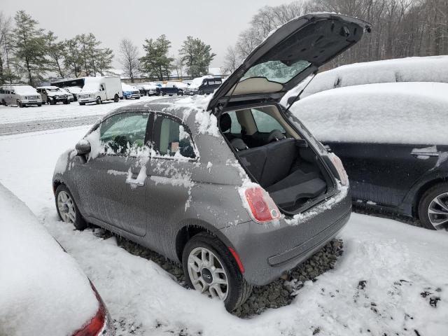 3C3CFFAR9CT124520 - 2012 FIAT 500 POP GRAY photo 2