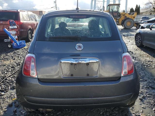 3C3CFFAR9CT124520 - 2012 FIAT 500 POP GRAY photo 6