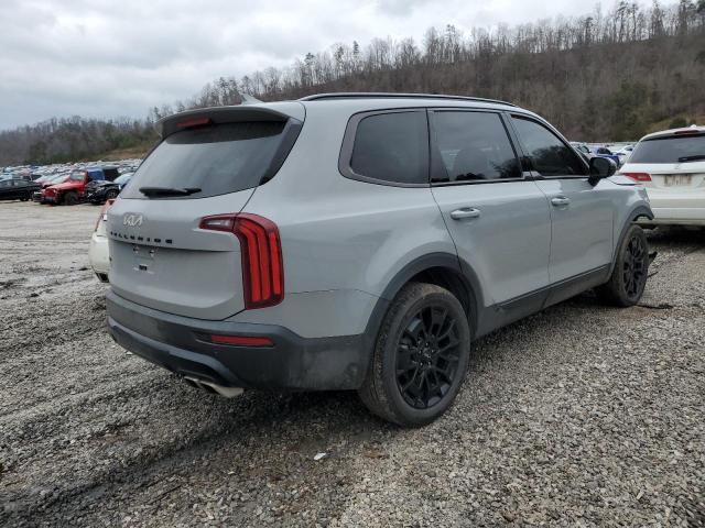 5XYP3DHC4NG321150 - 2022 KIA TELLURIDE EX GRAY photo 3