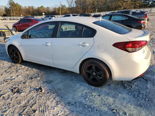 3KPFL4A7XHE098803 - 2017 KIA FORTE LX WHITE photo 2