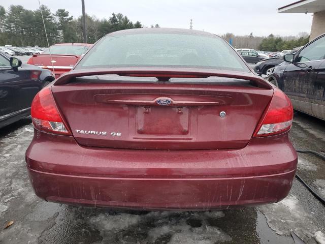 1FAFP53U14G102041 - 2004 FORD TAURUS SE MAROON photo 6