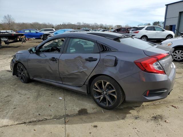 2HGFC2F81KH549720 - 2019 HONDA CIVIC SPORT GRAY photo 2