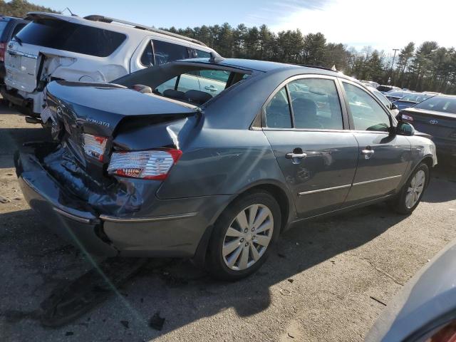 5NPEU46C09H489759 - 2009 HYUNDAI SONATA SE BLUE photo 3