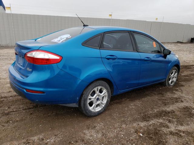 3FADP4BJ1EM123231 - 2014 FORD FIESTA SE BLUE photo 3