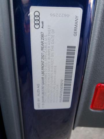 WAUFFAF25LN039212 - 2020 AUDI S6 PRESTIGE BLUE photo 12