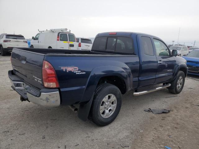 5TETU62N15Z037286 - 2005 TOYOTA TACOMA PRERUNNER ACCESS CAB BLUE photo 3