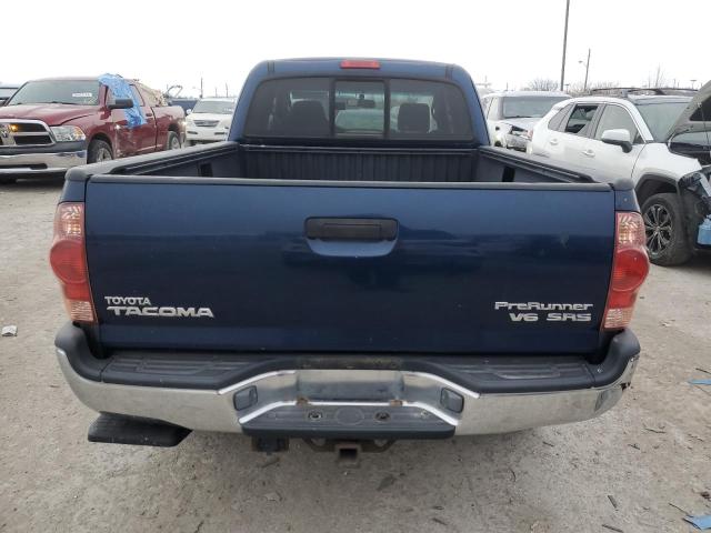 5TETU62N15Z037286 - 2005 TOYOTA TACOMA PRERUNNER ACCESS CAB BLUE photo 6