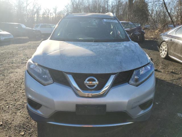 KNMAT2MVXGP655748 - 2016 NISSAN ROGUE S SILVER photo 5