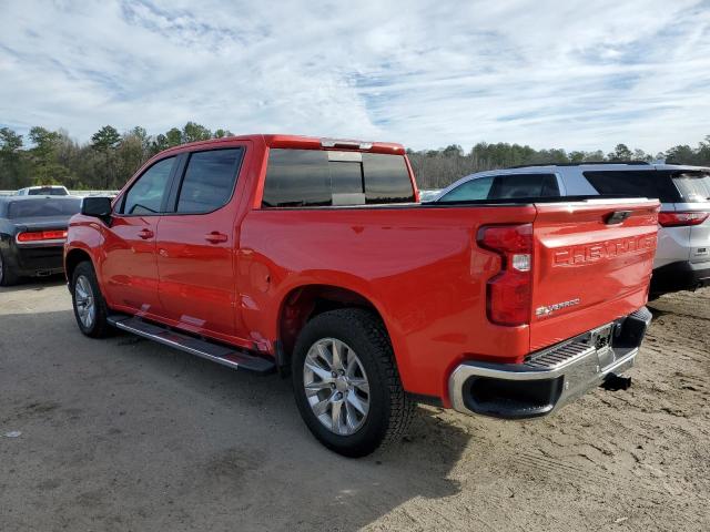 3GCPWCED8MG117899 - 2021 CHEVROLET SILVERADO C1500 LT RED photo 2