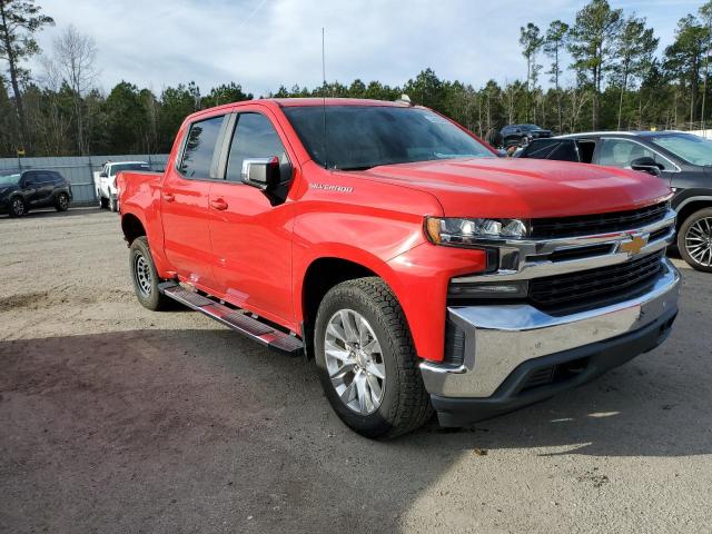 3GCPWCED8MG117899 - 2021 CHEVROLET SILVERADO C1500 LT RED photo 4