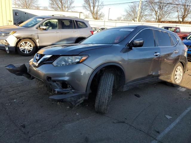 KNMAT2MVXFP507372 - 2015 NISSAN ROGUE S GRAY photo 1