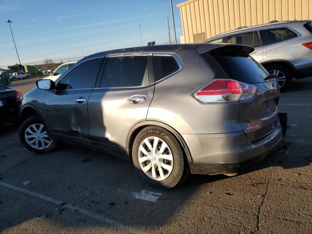 KNMAT2MVXFP507372 - 2015 NISSAN ROGUE S GRAY photo 2