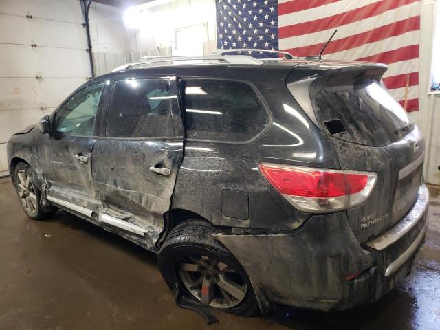 5N1AR2MM8FC660115 - 2015 NISSAN PATHFINDER S BLACK photo 2