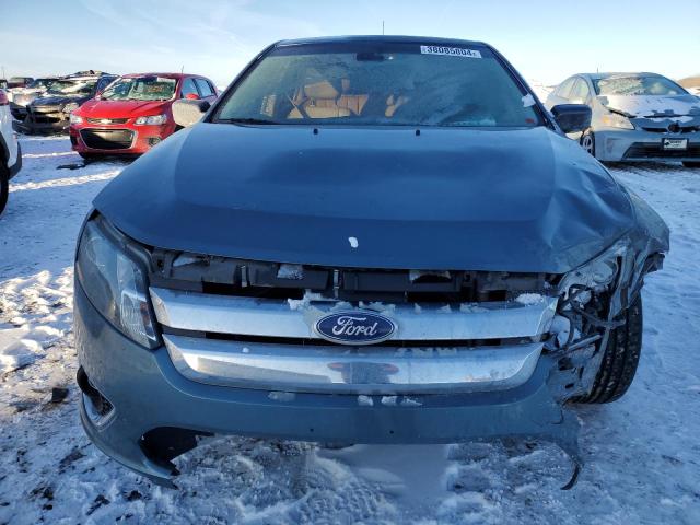 3FAHP0JG9BR155147 - 2011 FORD FUSION SEL BLUE photo 5