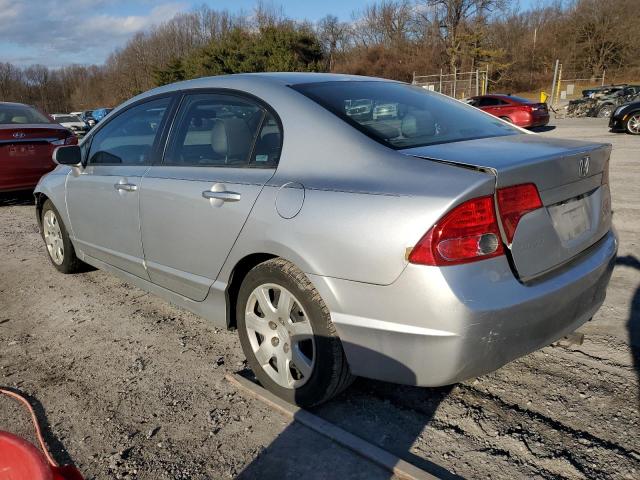 2HGFA155X8H515209 - 2008 HONDA CIVIC LX SILVER photo 2