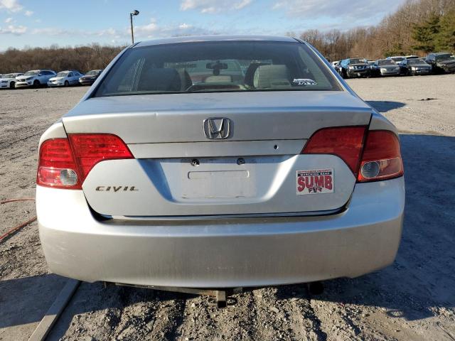 2HGFA155X8H515209 - 2008 HONDA CIVIC LX SILVER photo 6