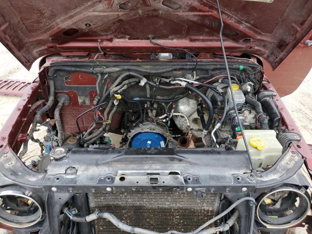 1J4GA59169L716153 - 2009 JEEP WRANGLER U SAHARA MAROON photo 11