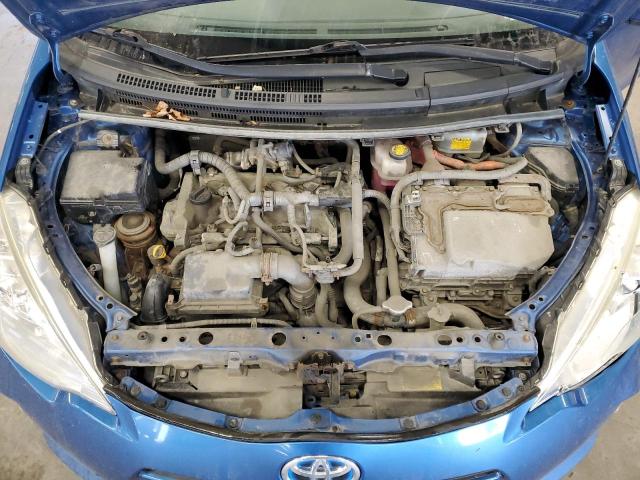 JTDKDTB36E1566588 - 2014 TOYOTA PRIUS C BLUE photo 11