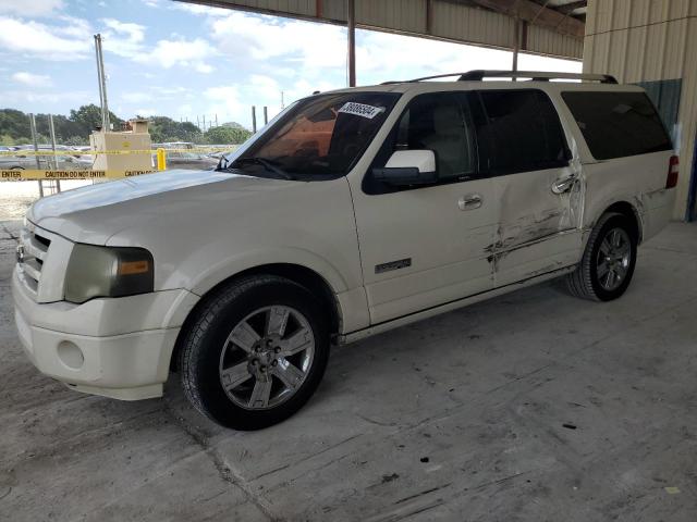 1FMFK19558LA00767 - 2008 FORD EXPEDITION EL LIMITED WHITE photo 1