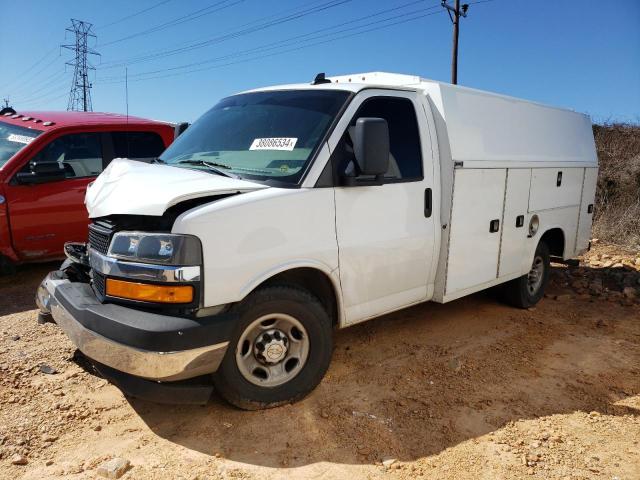 1GB0GRFG0K1261778 - 2019 CHEVROLET EXPRESS G3 WHITE photo 1