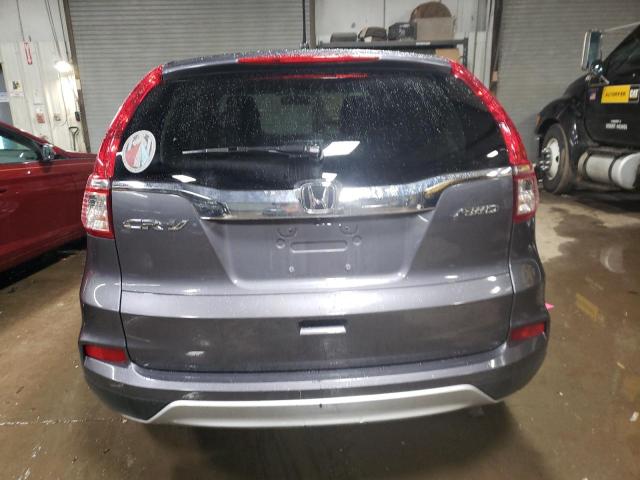 5J6RM4H58GL121686 - 2016 HONDA CR-V EX GRAY photo 6