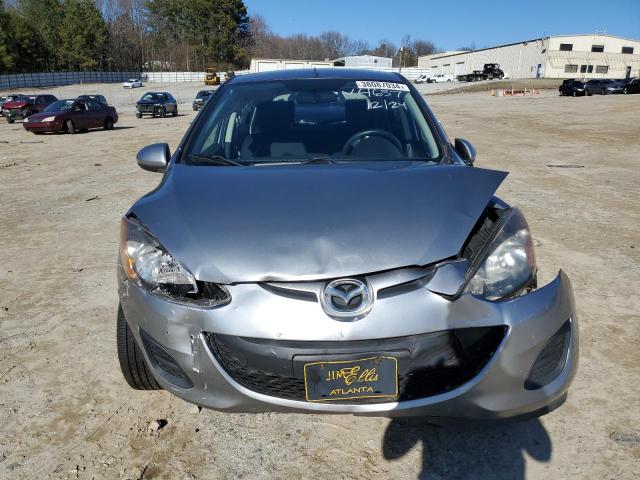 JM1DE1KY1D0154637 - 2013 MAZDA MAZDA2 SILVER photo 5