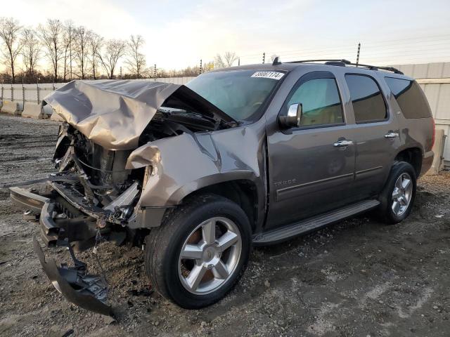 1GNSKBE0XDR163142 - 2013 CHEVROLET TAHOE K1500 LT BROWN photo 1