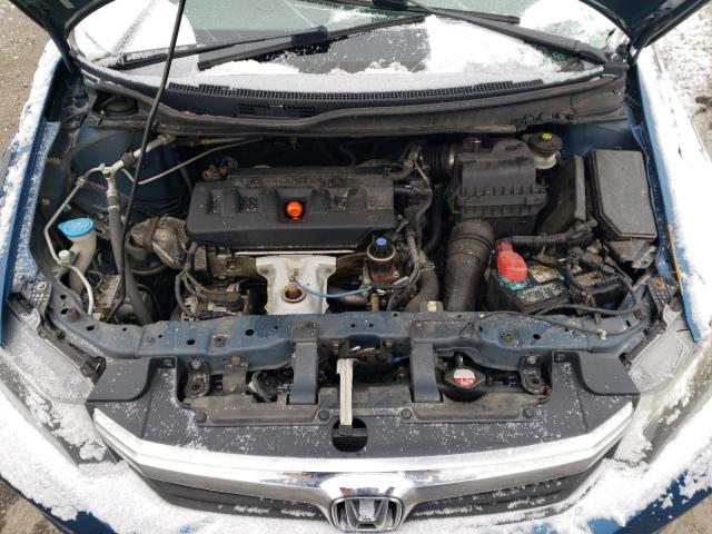 2HGFB2F56CH531868 - 2012 HONDA CIVIC LX BLUE photo 11