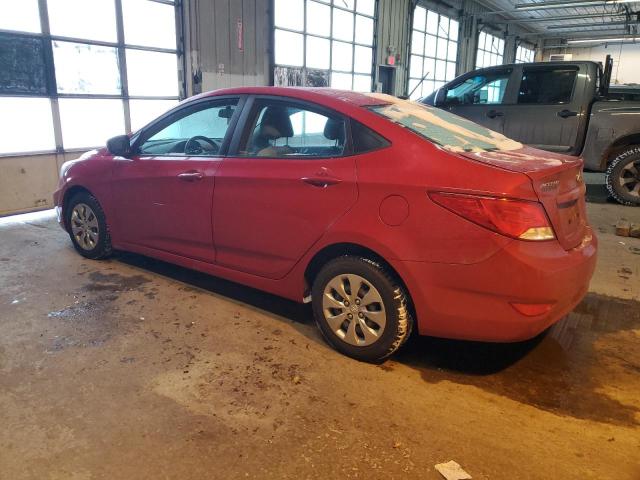 KMHCT4AE9HU281463 - 2017 HYUNDAI ACCENT SE RED photo 2