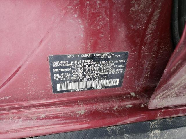 JF2GTABC7JH246969 - 2018 SUBARU CROSSTREK PREMIUM 红色 照片 13