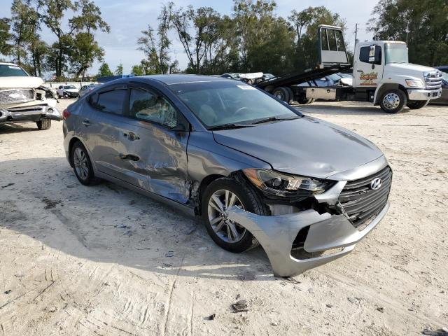 KMHD84LFXHU176362 - 2017 HYUNDAI ELANTRA SE GRAY photo 4