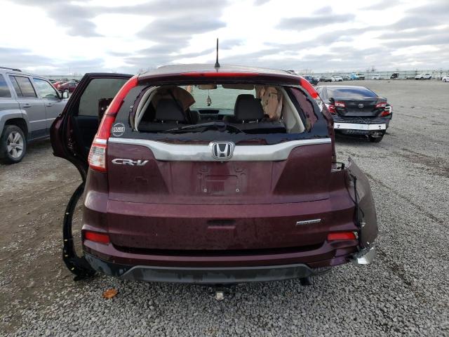 2HKRM3H46GH518468 - 2016 HONDA CR-V SE RED photo 6