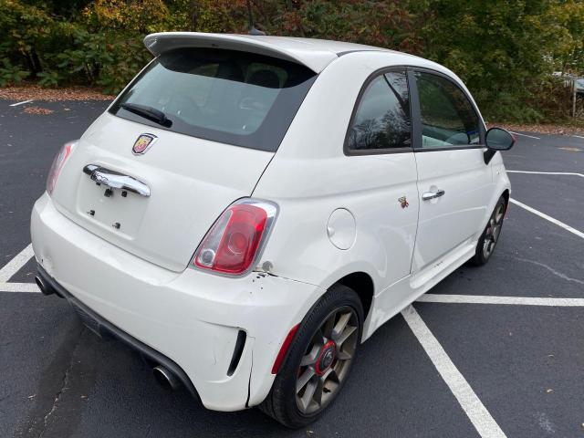 3C3CFFFH1DT573319 - 2013 FIAT 500 ABARTH WHITE photo 4