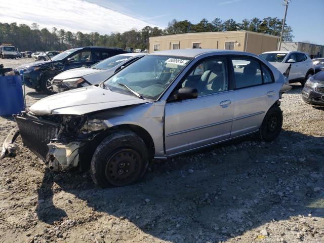 1HGES16513L009156 - 2003 HONDA CIVIC LX SILVER photo 1