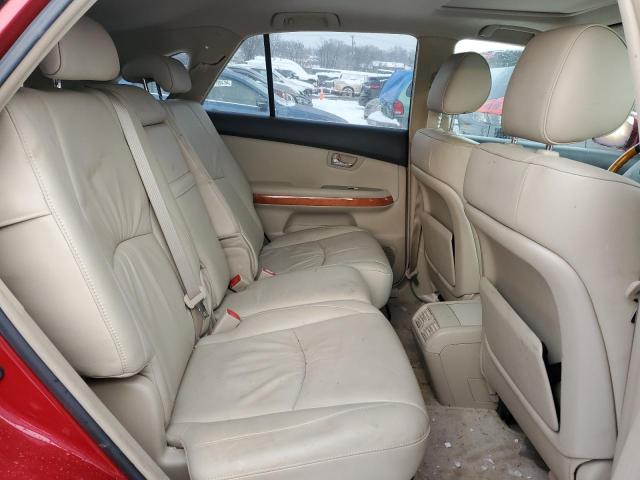 JTJGW31U682007032 - 2008 LEXUS RX 400H RED photo 11