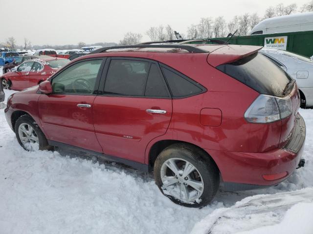 JTJGW31U682007032 - 2008 LEXUS RX 400H RED photo 2